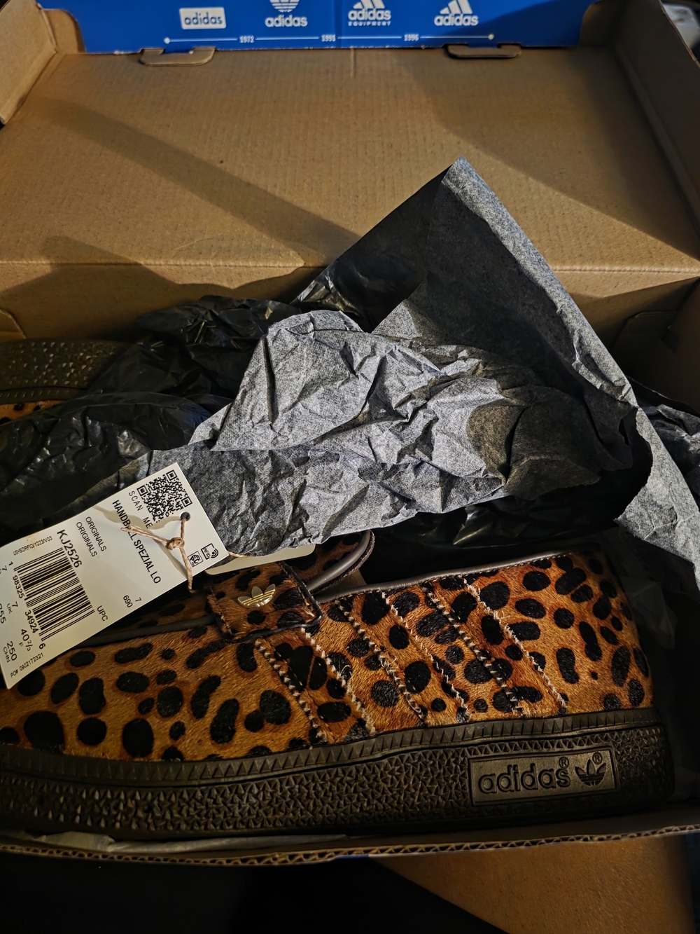 Adidas Women's Leopard Print Loafer - Brown - Picture 9 of 12